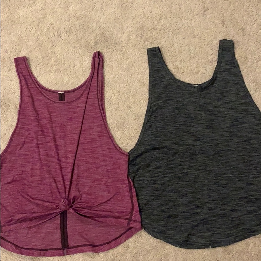 Lululemon Cropped Tanks EUC